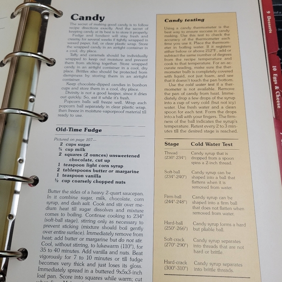 Vintage Better Homes and Gardens The NEW COOK BOOK 5 Ring Binder with Tab Index - Picture 10 of 16